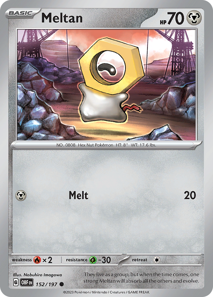 Meltan (152/197) [Scarlet & Violet: Obsidian Flames] | Game Master's Emporium (The New GME)