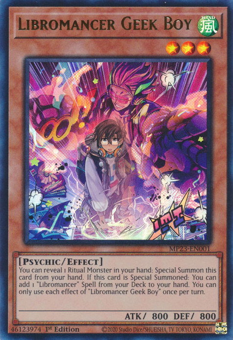 Libromancer Geek Boy [MP23-EN001] Ultra Rare | Game Master's Emporium (The New GME)