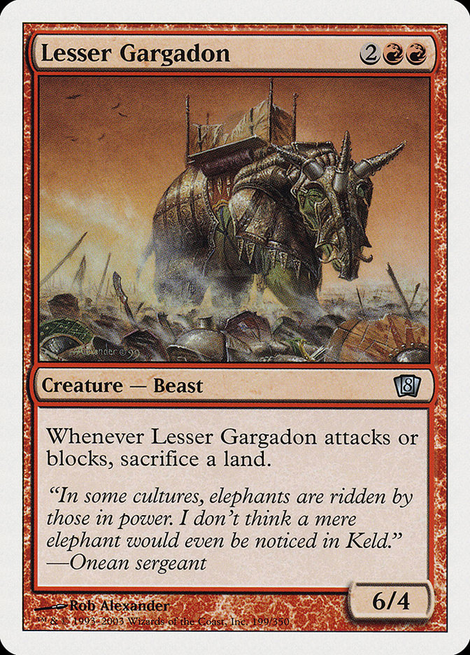 Lesser Gargadon [Eighth Edition] | Game Master's Emporium (The New GME)