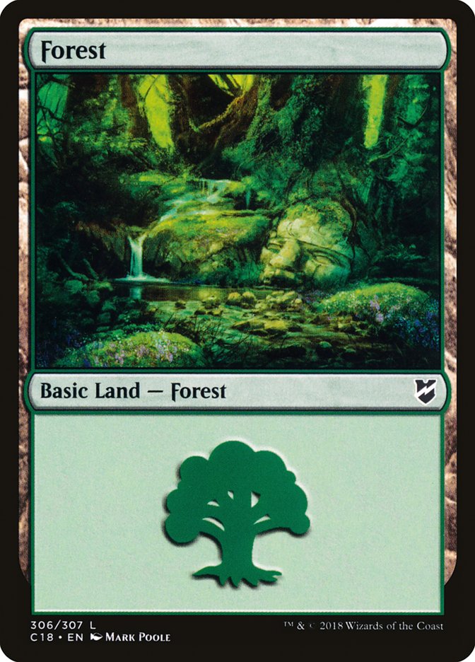 Forest (306) [Commander 2018] | Game Master's Emporium (The New GME)