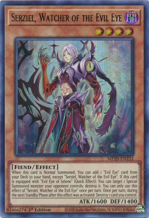 Serziel, Watcher of the Evil Eye [MP20-EN232] Ultra Rare | Game Master's Emporium (The New GME)