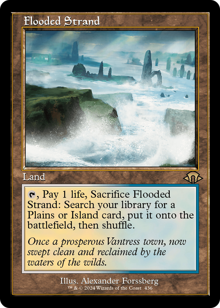 Flooded Strand (Retro) [Modern Horizons 3] | Game Master's Emporium (The New GME)