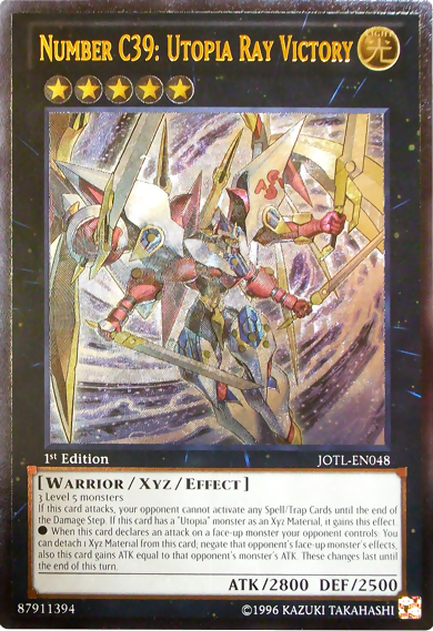 Number C39: Utopia Ray Victory (UTR) [JOTL-EN048] Ultimate Rare | Game Master's Emporium (The New GME)