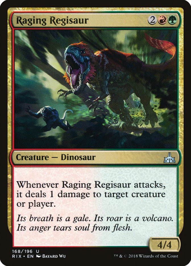 Raging Regisaur [Rivals of Ixalan] | Game Master's Emporium (The New GME)