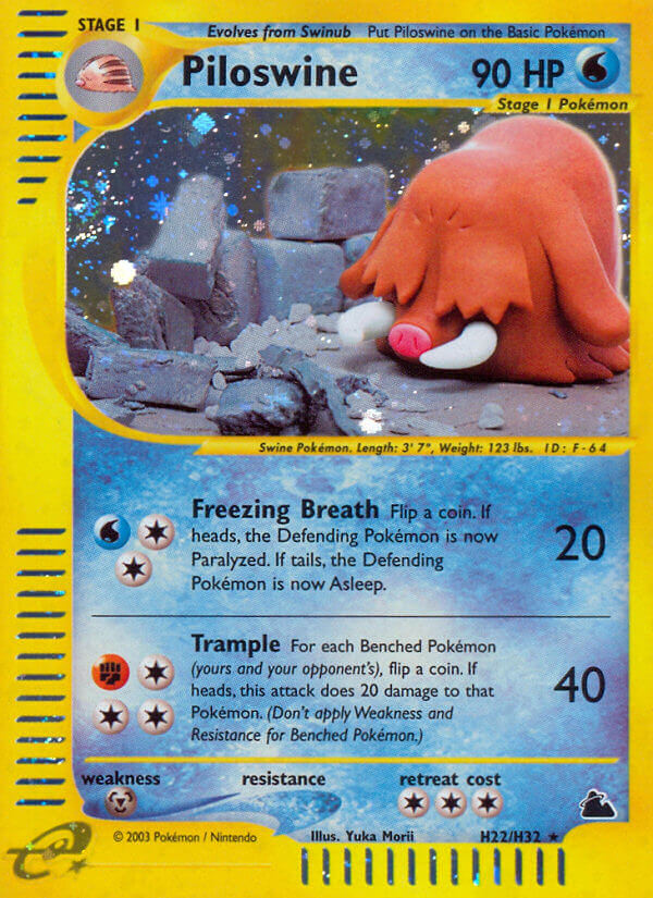 Piloswine (H22/H32) [Skyridge] | Game Master's Emporium (The New GME)