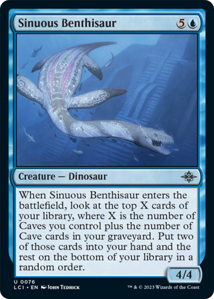 Sinuous Benthisaur [The Lost Caverns of Ixalan] | Game Master's Emporium (The New GME)