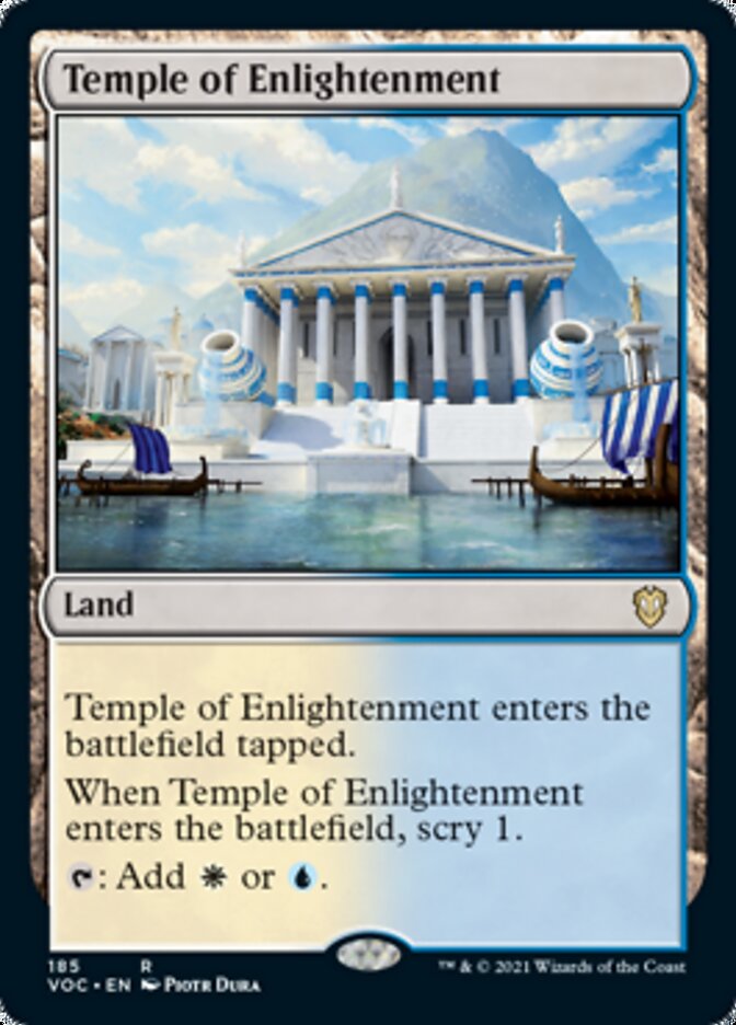 Temple of Enlightenment [Innistrad: Crimson Vow Commander] | Game Master's Emporium (The New GME)