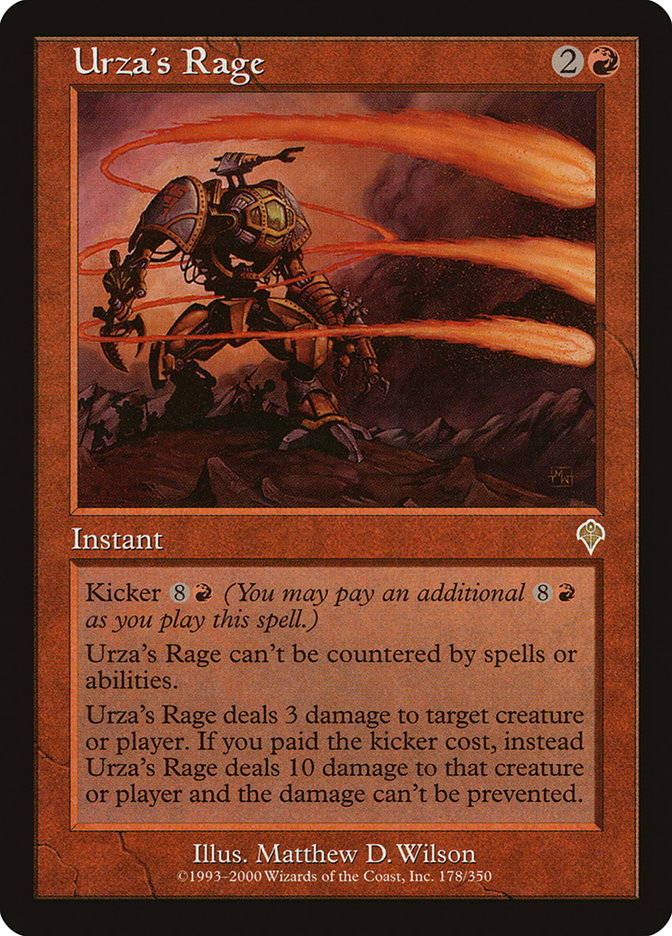 Urza's Rage [Invasion] | Game Master's Emporium (The New GME)