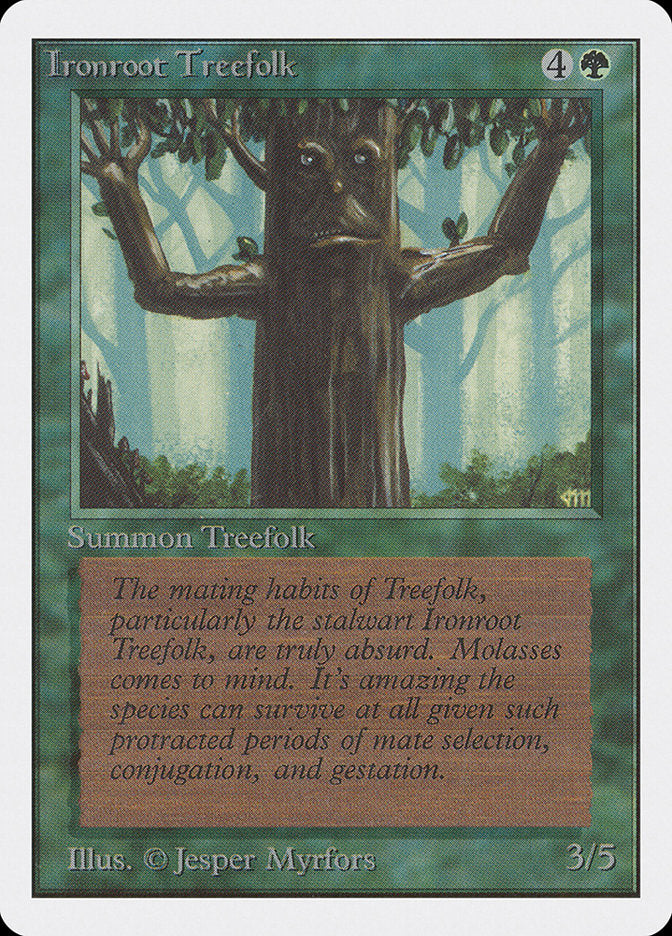 Ironroot Treefolk [Unlimited Edition] | Game Master's Emporium (The New GME)