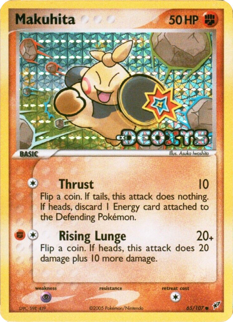 Makuhita (65/107) (Stamped) [EX: Deoxys] | Game Master's Emporium (The New GME)