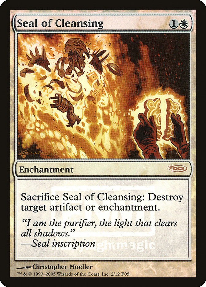 Seal of Cleansing [Friday Night Magic 2005] | Game Master's Emporium (The New GME)