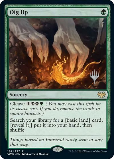 Dig Up (Promo Pack) [Innistrad: Crimson Vow Promos] | Game Master's Emporium (The New GME)