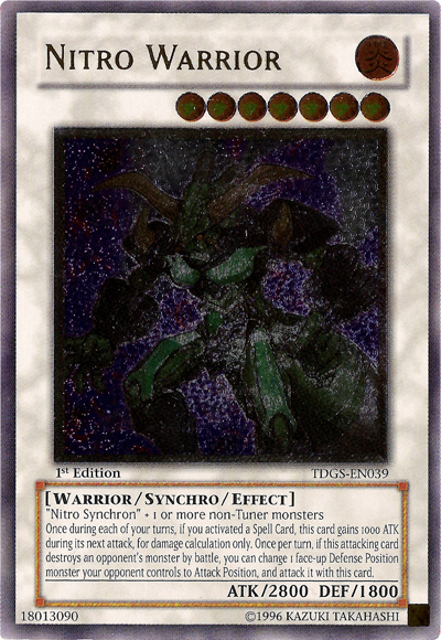 Nitro Warrior [TDGS-EN039] Ultimate Rare | Game Master's Emporium (The New GME)