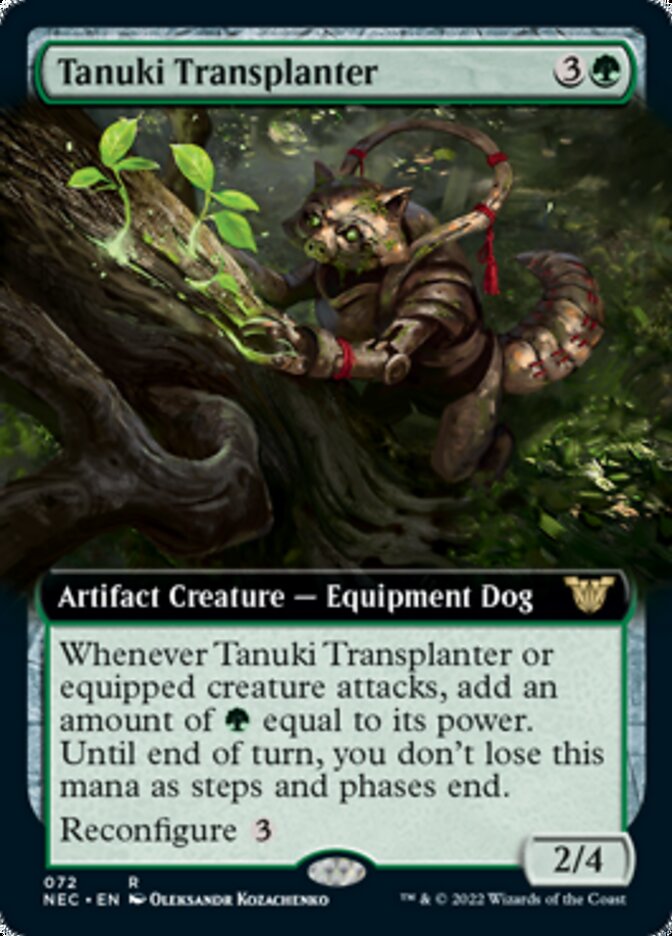 Tanuki Transplanter (Extended Art) [Kamigawa: Neon Dynasty Commander] | Game Master's Emporium (The New GME)