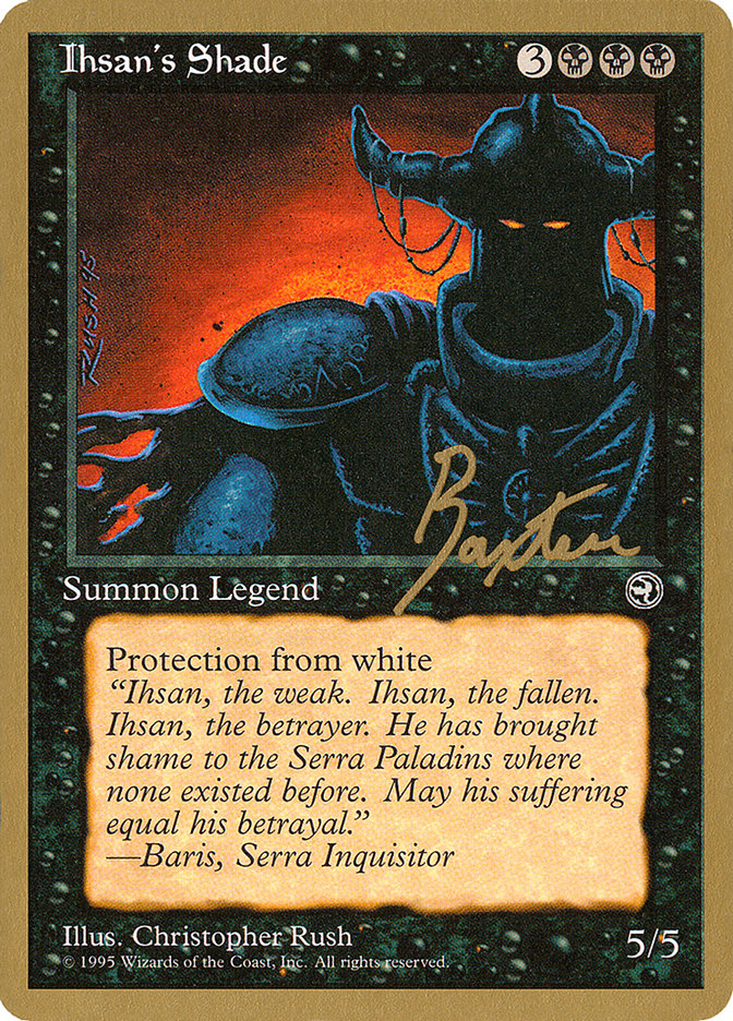 Ihsan's Shade (George Baxter) [Pro Tour Collector Set] | Game Master's Emporium (The New GME)