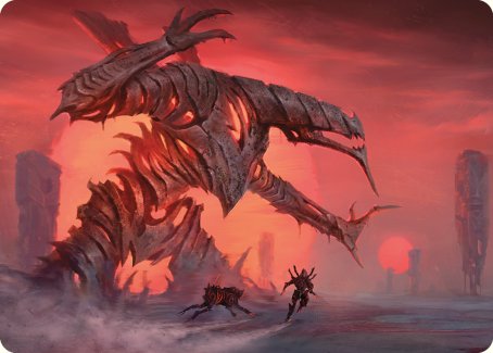 Red Sun's Zenith Art Card [Phyrexia: All Will Be One Art Series] | Game Master's Emporium (The New GME)