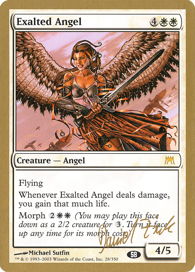Exalted Angel (Daniel Zink) (SB) [World Championship Decks 2003] | Game Master's Emporium (The New GME)