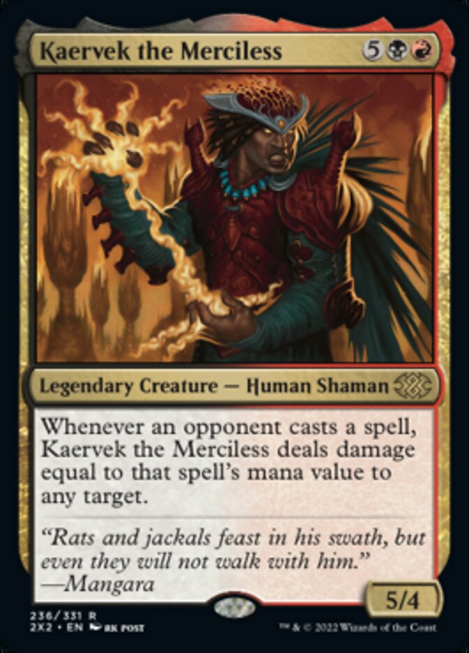 Kaervek the Merciless [Double Masters 2022] | Game Master's Emporium (The New GME)