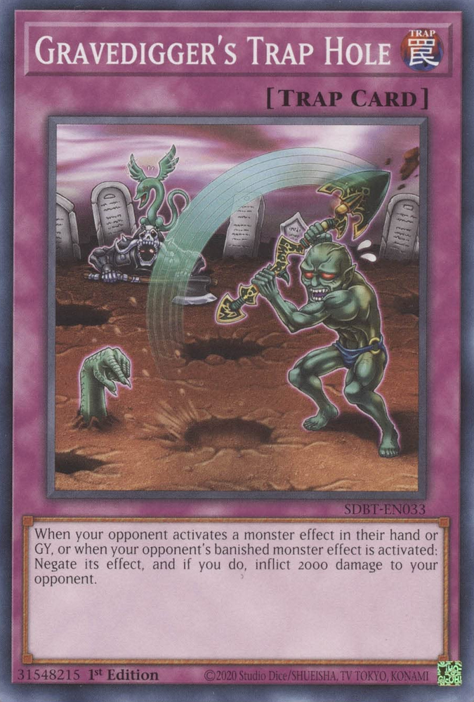 Gravedigger's Trap Hole [SDBT-EN033] Common | Game Master's Emporium (The New GME)