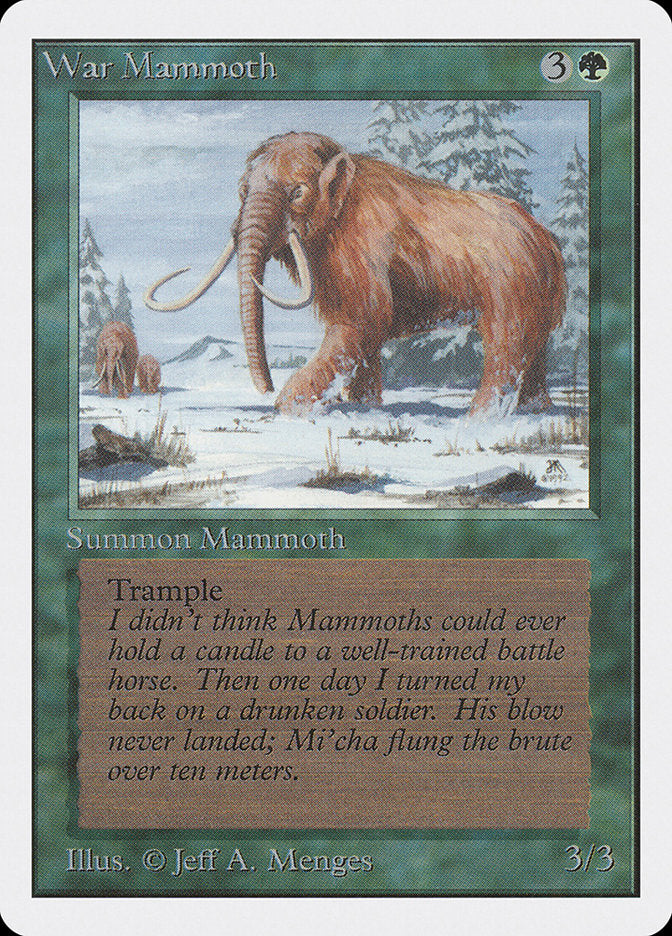 War Mammoth [Unlimited Edition] | Game Master's Emporium (The New GME)