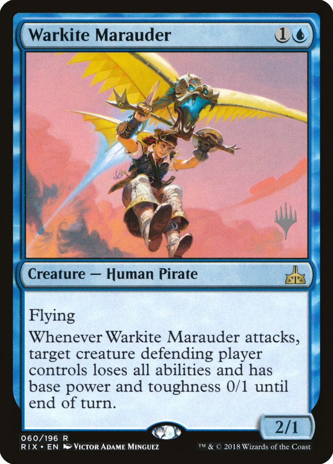 Warkite Marauder (Promo Pack) [Rivals of Ixalan Promos] | Game Master's Emporium (The New GME)