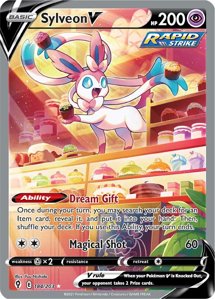 Sylveon V (184/203) [Sword & Shield: Evolving Skies] | Game Master's Emporium (The New GME)