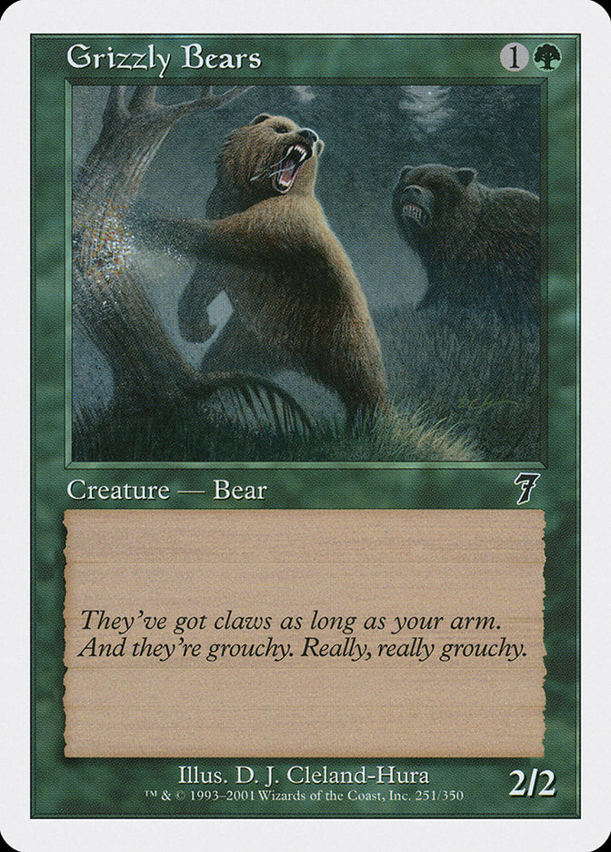 Grizzly Bears [Seventh Edition] | Game Master's Emporium (The New GME)