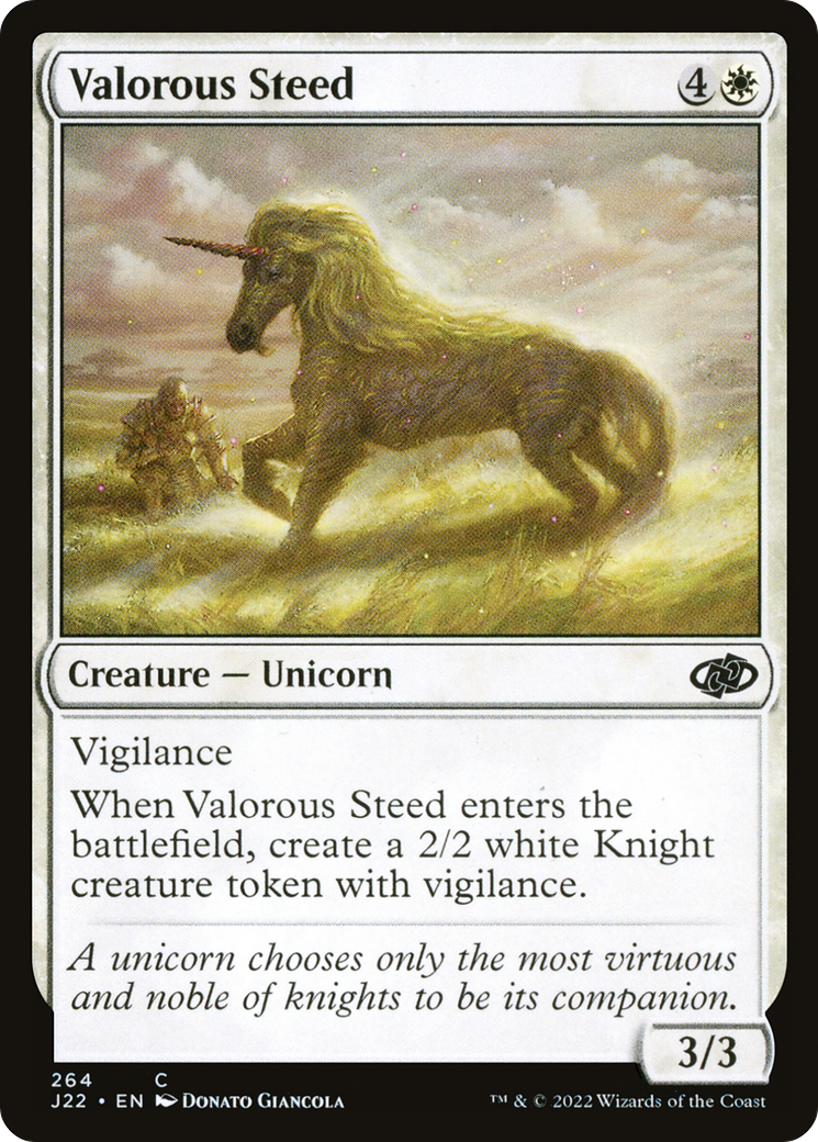 Valorous Steed [Jumpstart 2022] | Game Master's Emporium (The New GME)