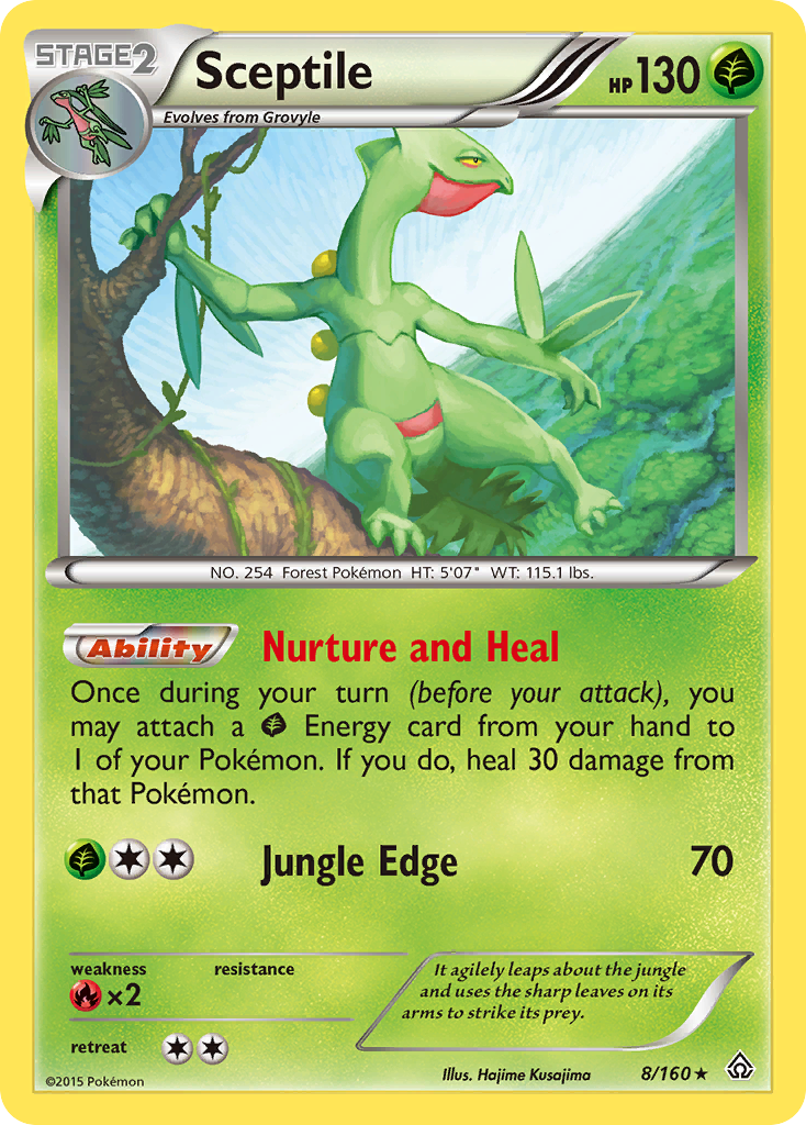 Sceptile (8/160) [XY: Primal Clash] | Game Master's Emporium (The New GME)
