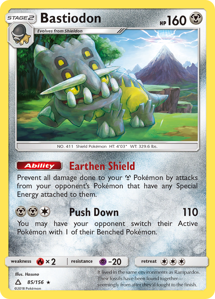 Bastiodon (85/156) [Sun & Moon: Ultra Prism] | Game Master's Emporium (The New GME)