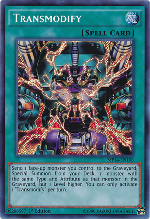 Transmodify [MP14-EN106] Secret Rare | Game Master's Emporium (The New GME)