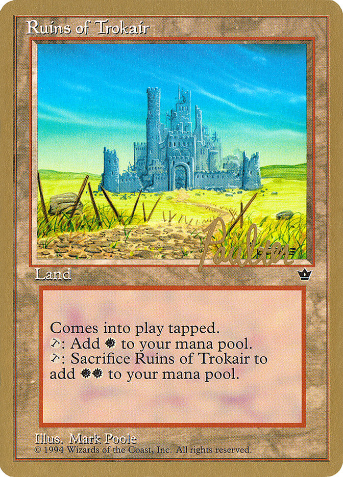 Ruins of Trokair (Preston Poulter) [Pro Tour Collector Set] | Game Master's Emporium (The New GME)
