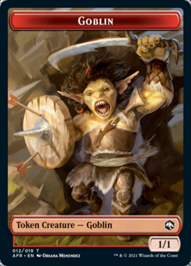 Dungeon of the Mad Mage // Goblin Double-Sided Token [Dungeons & Dragons: Adventures in the Forgotten Realms Tokens] | Game Master's Emporium (The New GME)