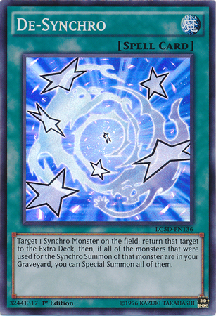 De-Synchro [LC5D-EN136] Super Rare | Game Master's Emporium (The New GME)