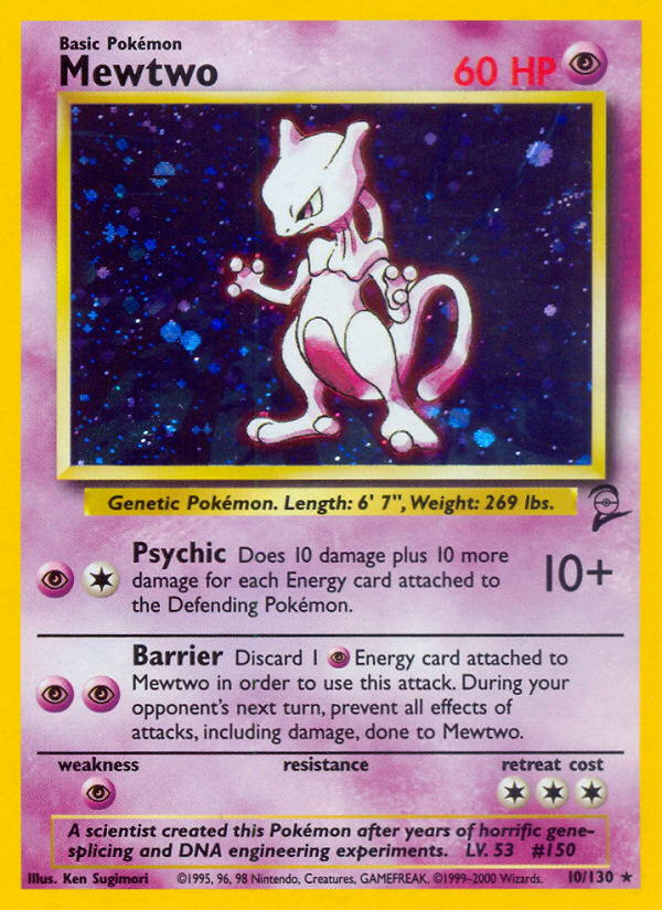 Mewtwo (10/130) [Base Set 2] | Game Master's Emporium (The New GME)