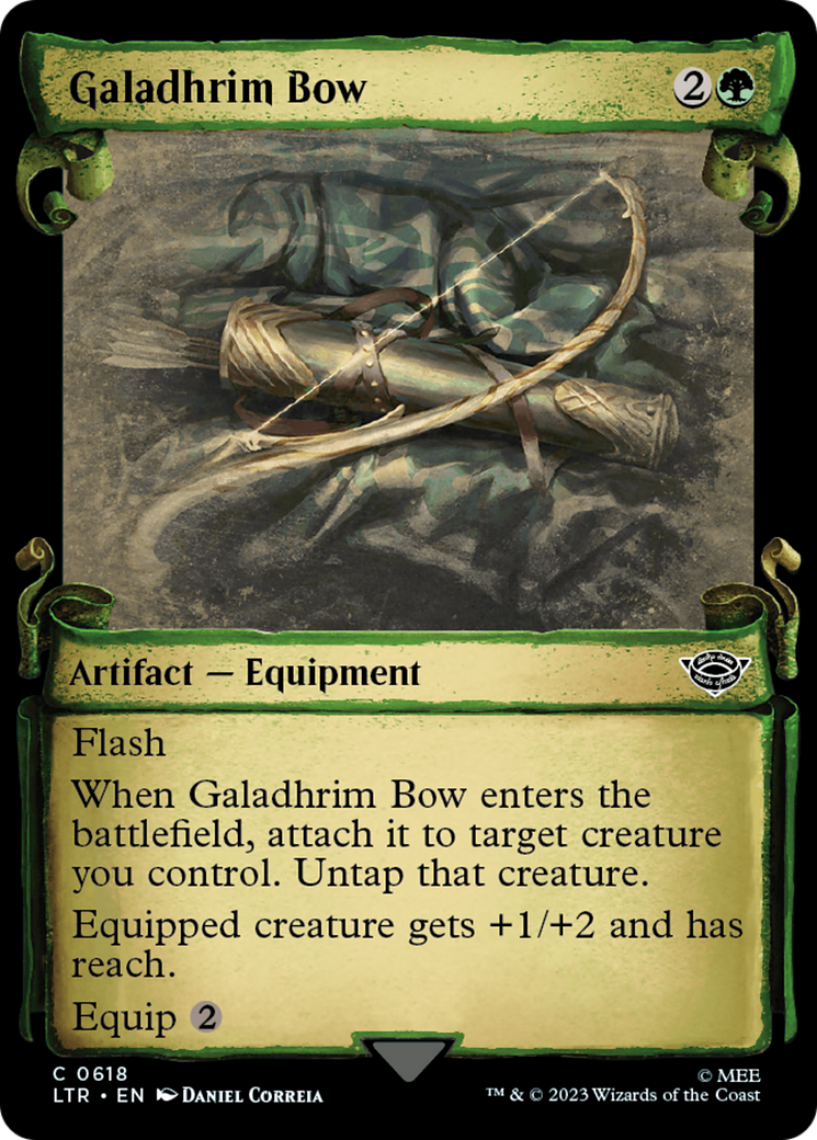 Galadhrim Bow [The Lord of the Rings: Tales of Middle-Earth Showcase Scrolls] | Game Master's Emporium (The New GME)