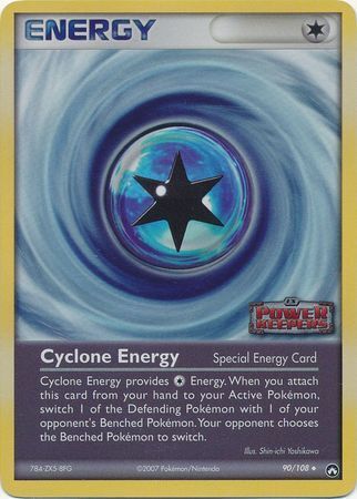 Cyclone Energy (90/108) (Stamped) [EX: Power Keepers] | Game Master's Emporium (The New GME)