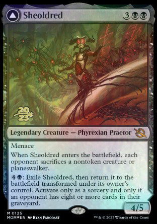 Sheoldred // The True Scriptures [March of the Machine Prerelease Promos] | Game Master's Emporium (The New GME)