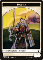 Angel // Soldier Double-Sided Token [Commander 2018 Tokens] | Game Master's Emporium (The New GME)