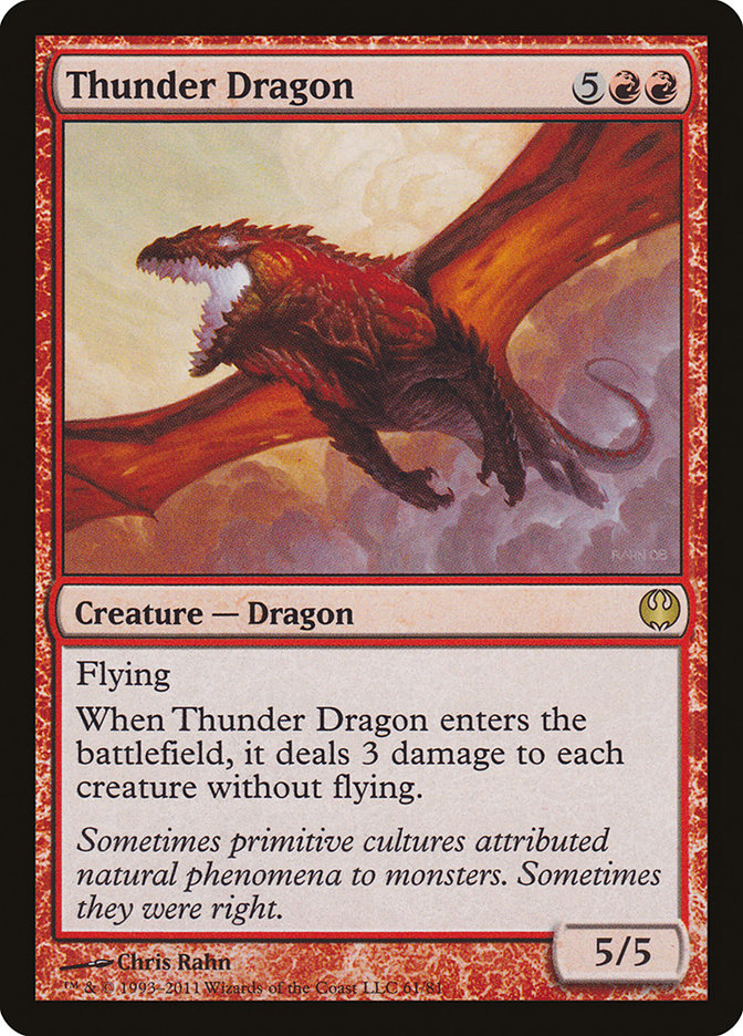 Thunder Dragon [Duel Decks: Knights vs. Dragons] | Game Master's Emporium (The New GME)