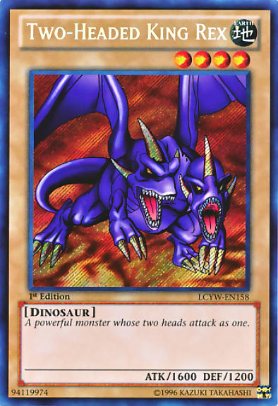 Two-Headed King Rex [LCYW-EN158] Secret Rare | Game Master's Emporium (The New GME)