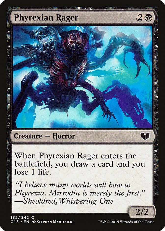 Phyrexian Rager [Commander 2015] | Game Master's Emporium (The New GME)