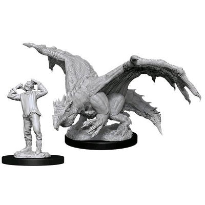 D&D Mini Green Dragon Wyrmling & Afflicted Elf | Game Master's Emporium (The New GME)