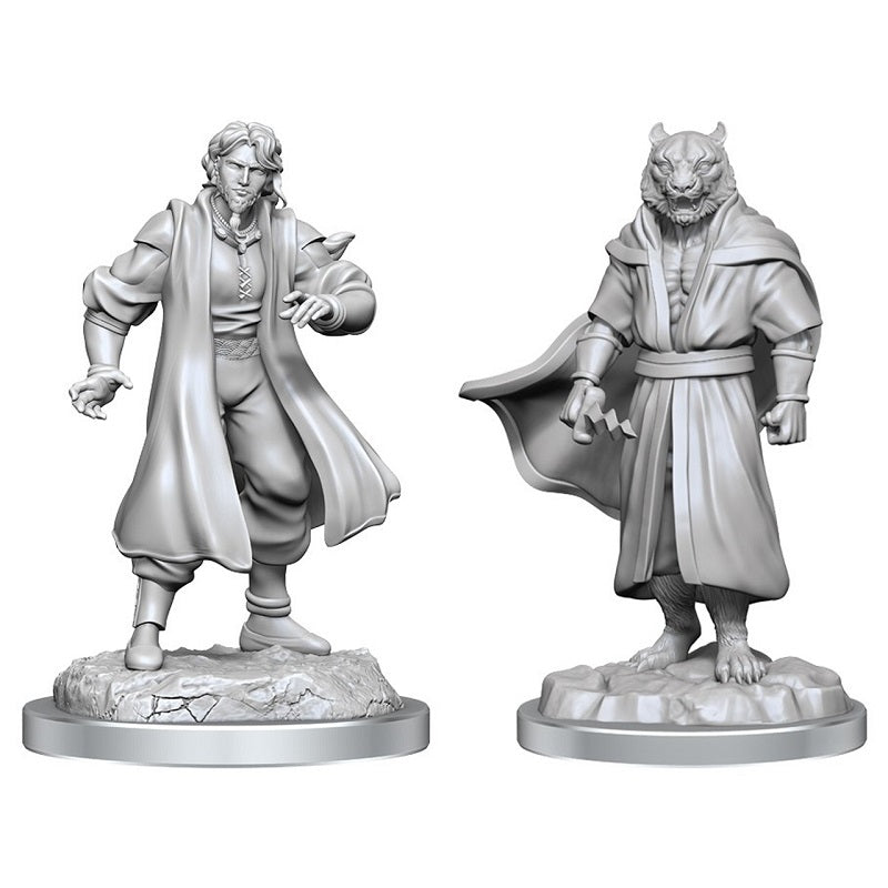 D&D Mini Male Human Merchant & Tiger Demon | Game Master's Emporium (The New GME)