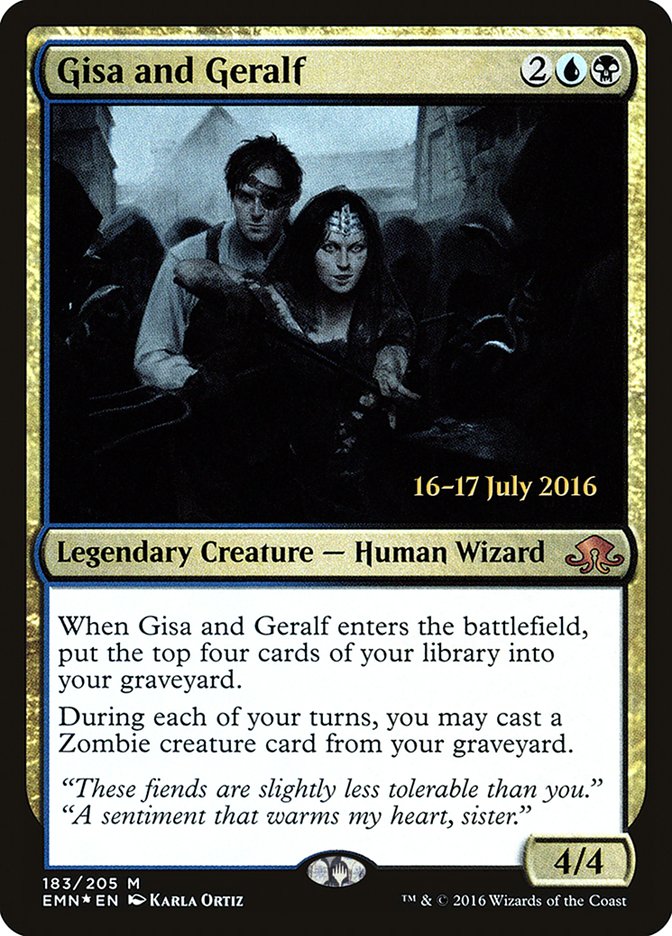 Gisa and Geralf [Eldritch Moon Prerelease Promos] | Game Master's Emporium (The New GME)