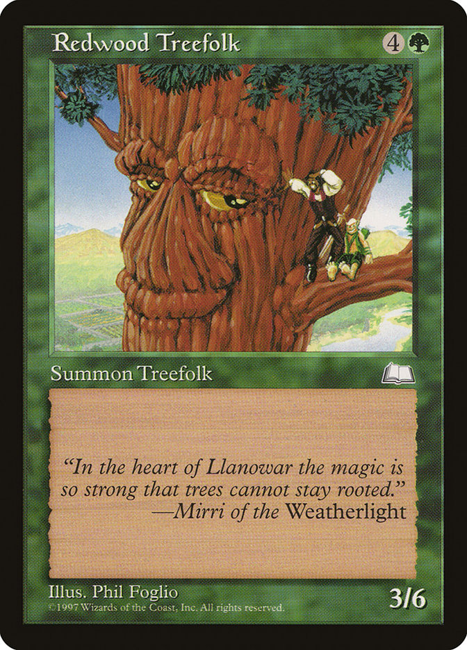 Redwood Treefolk [Weatherlight] | Game Master's Emporium (The New GME)