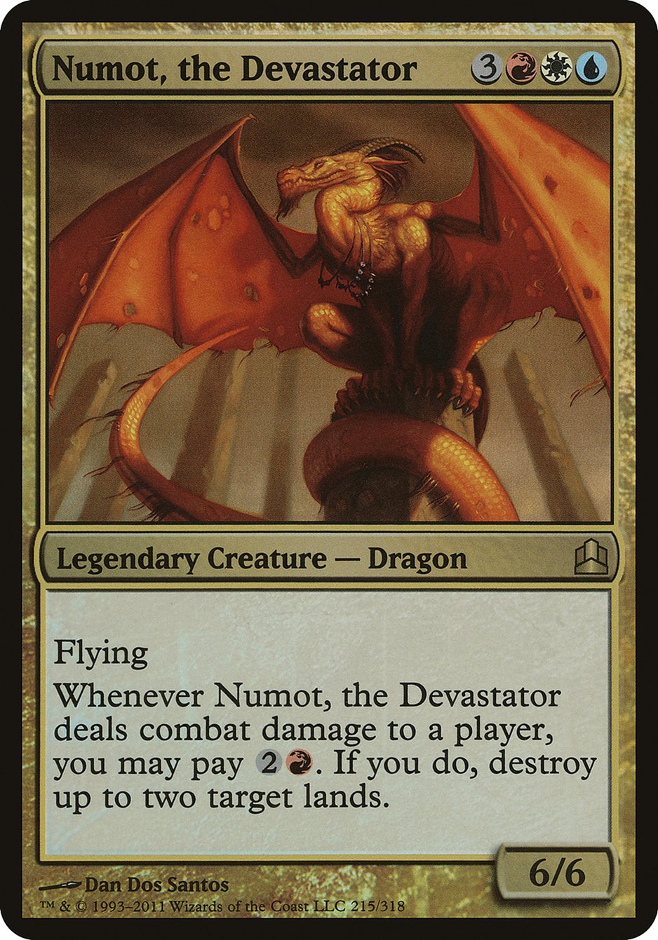 Numot, the Devastator (Oversized) [Commander 2011 Oversized] | Game Master's Emporium (The New GME)