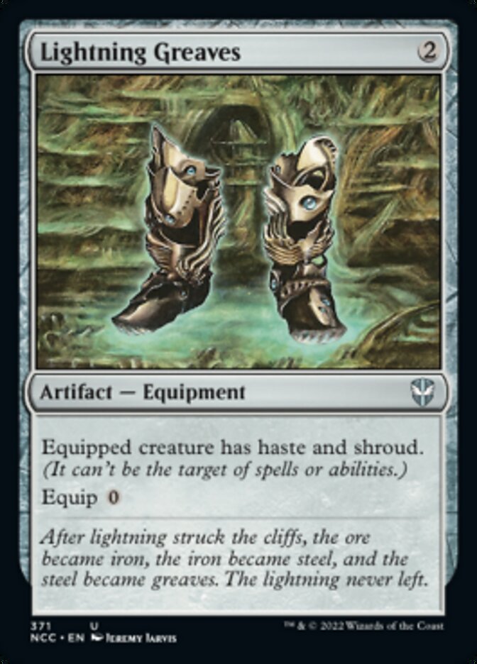 Lightning Greaves [Streets of New Capenna Commander] | Game Master's Emporium (The New GME)