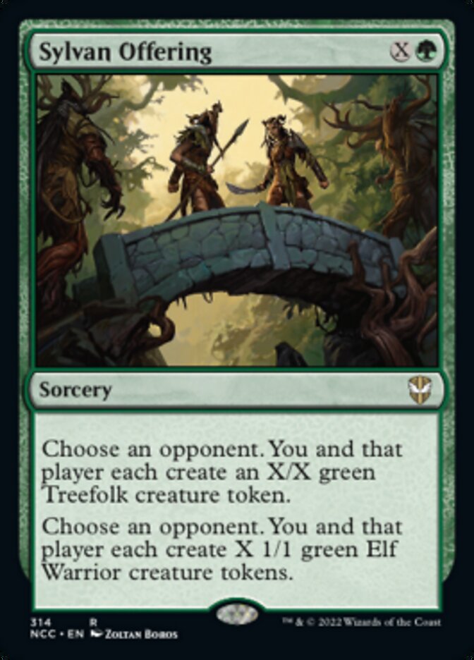 Sylvan Offering [Streets of New Capenna Commander] | Game Master's Emporium (The New GME)