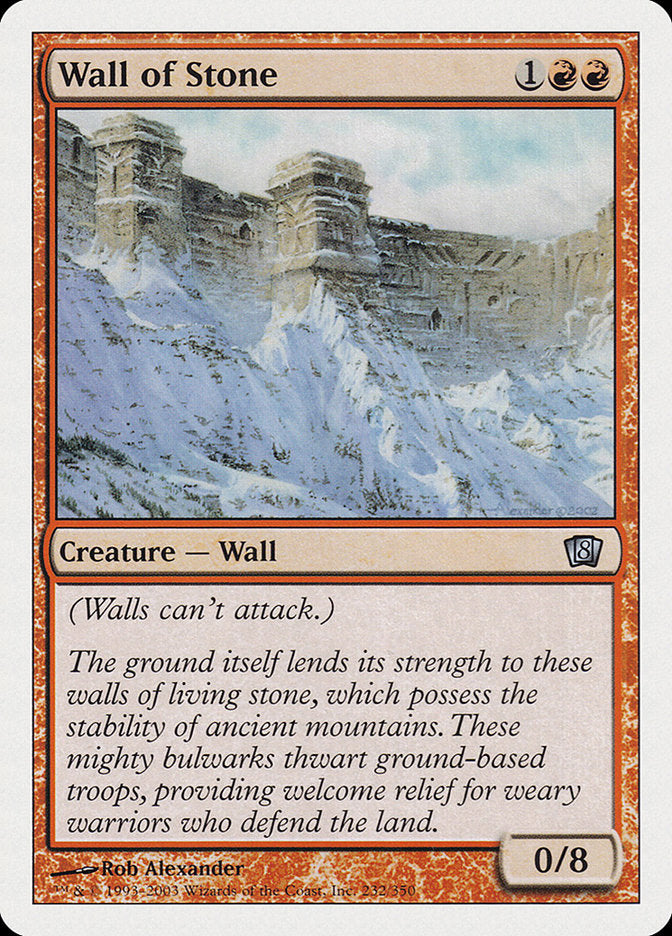 Wall of Stone [Eighth Edition] | Game Master's Emporium (The New GME)